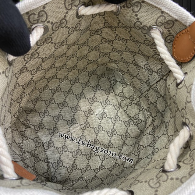 gucci專櫃2024早春系列帆布手提袋 古馳飾Gucci印花迷你肩背包 jcp1614